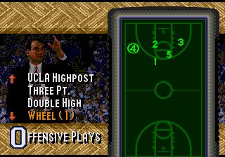 Coach K College Basketball screenshot 4 for Sega Genesis